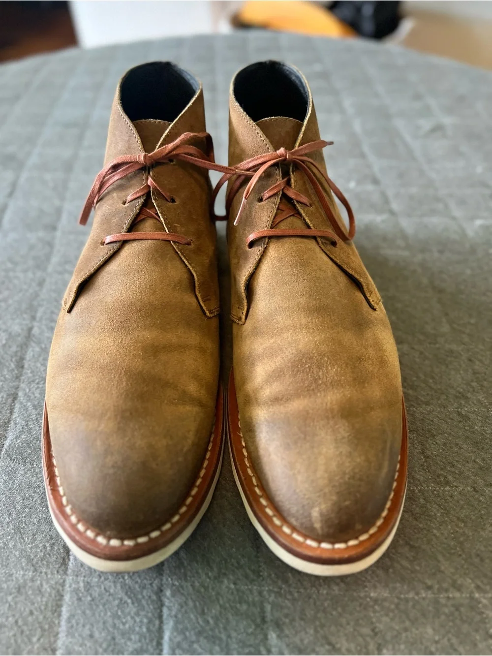 THURSDAY BOOTS COMPANY Sz 12 Scout Brown Suede Small Batch Boots Orig $160